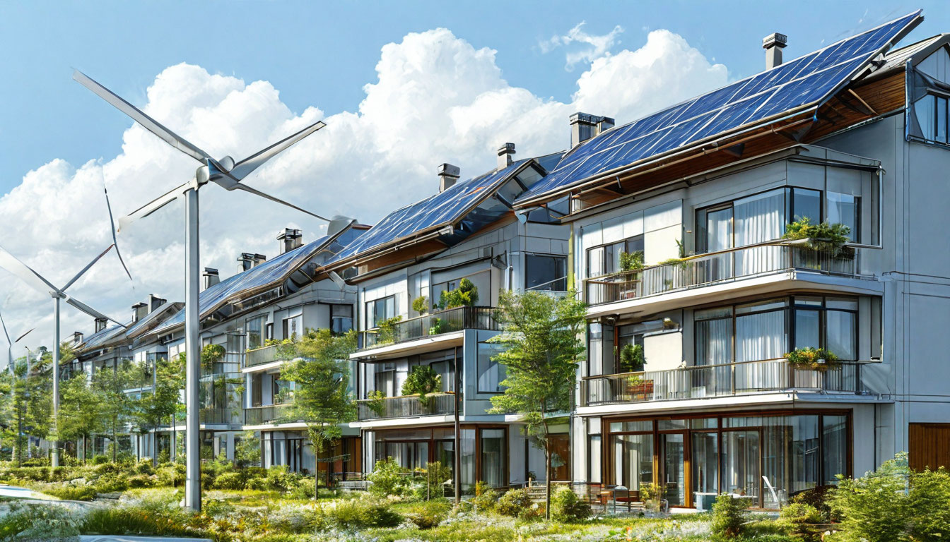 Солнечные батареи и ветрогенераторы в многоквартирных домах: ограничения могут снять